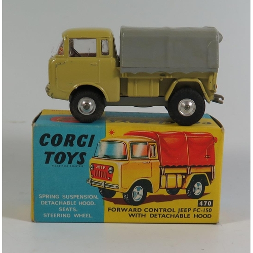 339 - Corgi 470 Forward Control Jeep, boxed