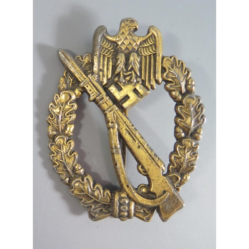 377 - From the Charles Hume-Smith Collection: A WWII Nazi German Army Infantry Assault Badge, maker JFS