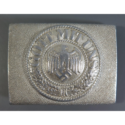 379 - From the Charles Hume-Smith Collection: A WWII Nazi German Aluminium Army Buckle