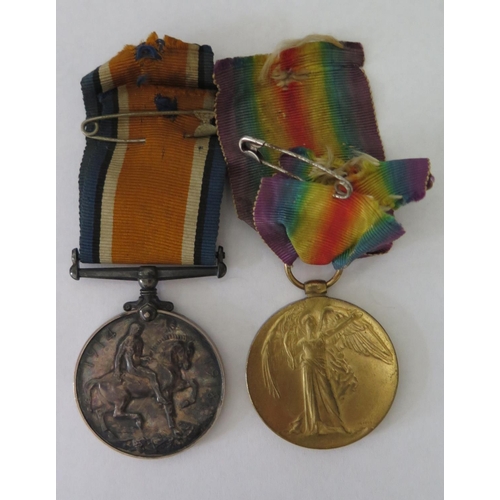 396 - A WWI Medal Pair awarded to J88448 G.LUCAS. ORD. R.N.