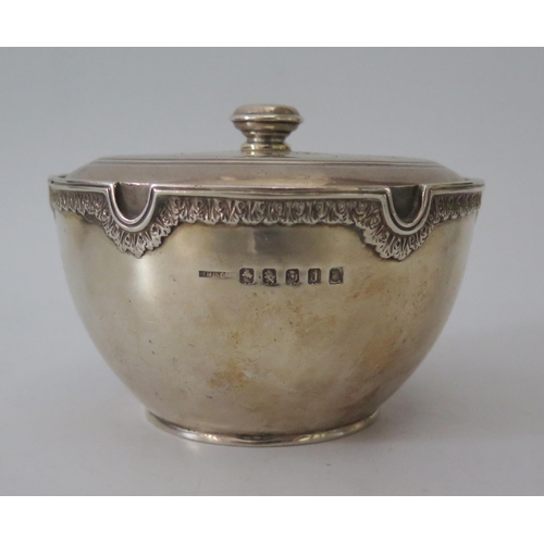 73 - A George V Scottish Britannia Standard Silver Sugar Bowl with cover, Glasgow 1932, Muirhead Moffat &... 