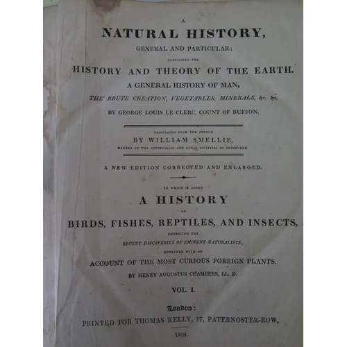 309 - George Louis Le Clerc (Count of Buffon), A Natural History, trans. William Smellie, Thomas Kelly 182... 