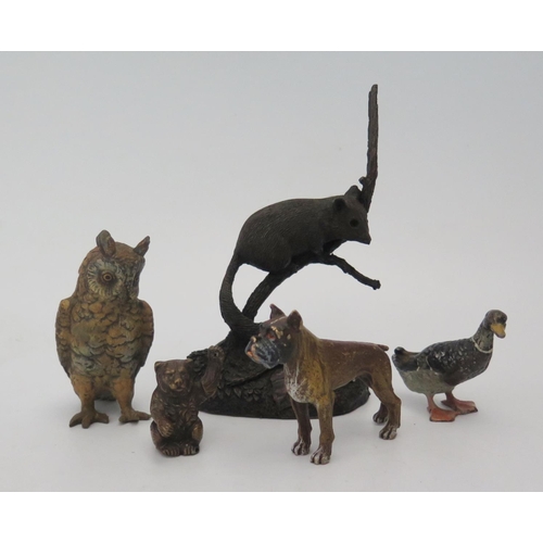 442c - Cold Painted Bronze Animals etc