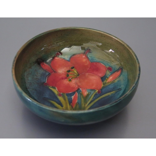 451 - A Moorcroft African Lilly Bowl, 11.5cm diam.