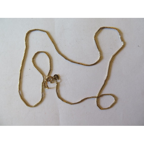 45b - A 9ct Gold Necklace, 2.9g