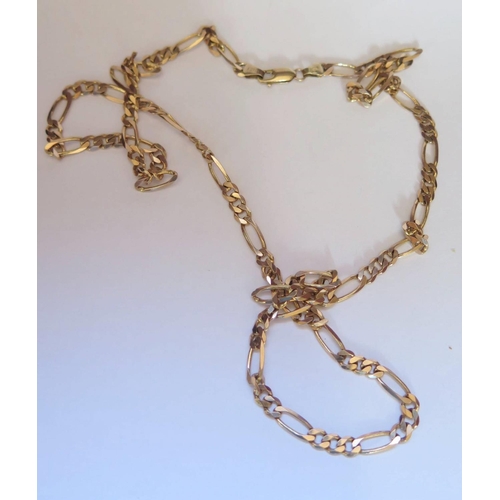 49 - A 9ct Gold Necklace, 66cm, 18.7g