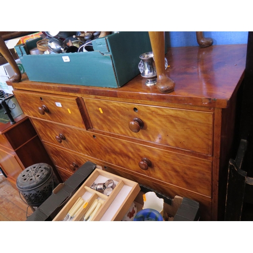 650 - A Victorian Satinwood Chest of Drawers