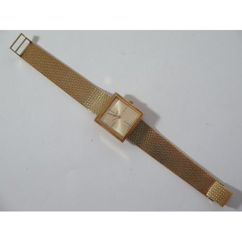 167 - A Favre-Leuba 18ct Gold Gent's Wristwatch with 27mm dial and on 18ct gold bracelet, 1970's, 72g gros... 