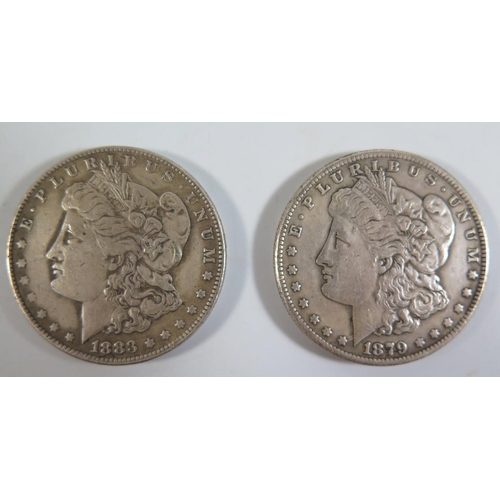 389 - Two Coins dated 1879 and 1883