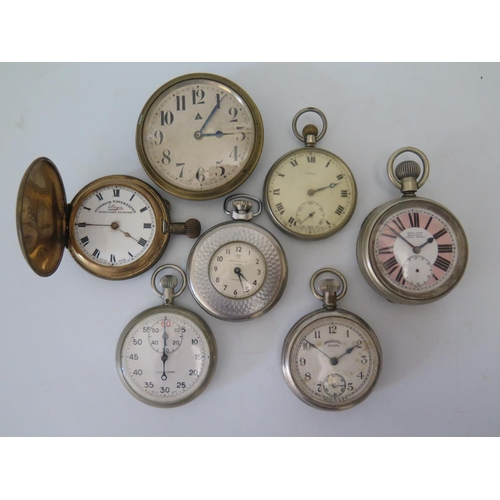 95 - A West End Watch Co. Pocket Watch, four other pocket watches and one other