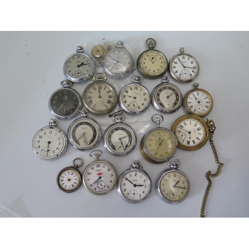 98 - A Large Selection of Pocket Watches etc