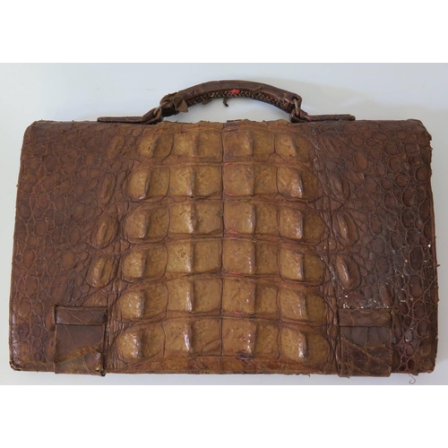 570 - An Alligator Skin Briefcase