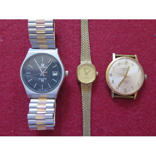 151 - A Gent's Tissot Wristwatch, Sekonda Wristwatch And A Ladies Wristwatch
