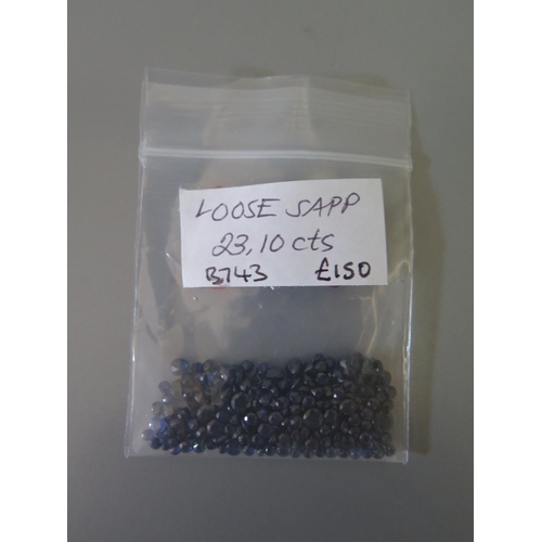 196 - Loose Sapphires, c. 23.1cts