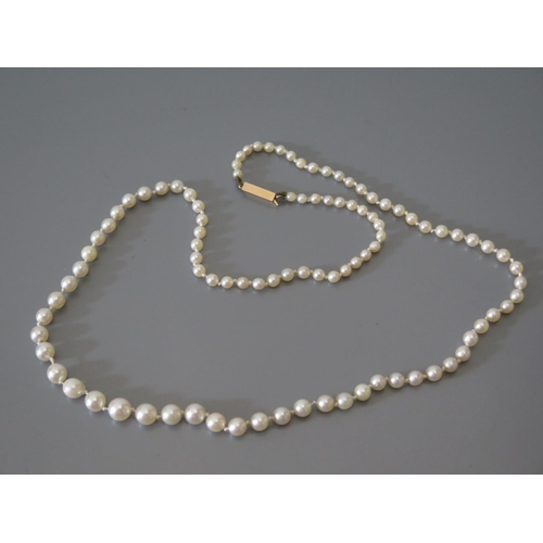 204 - A Pearl Necklace, 8.8g