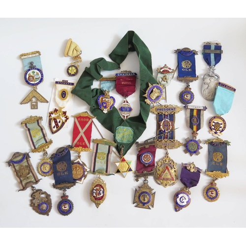 234 - Twenty Masonic and other Silver and other 'Jewels'