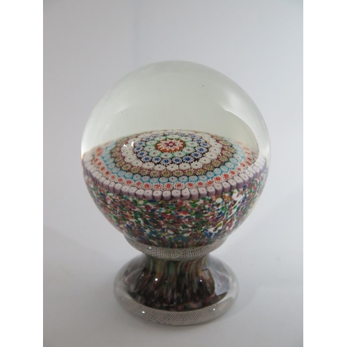 261 - A Millefiori Glass Paperweight