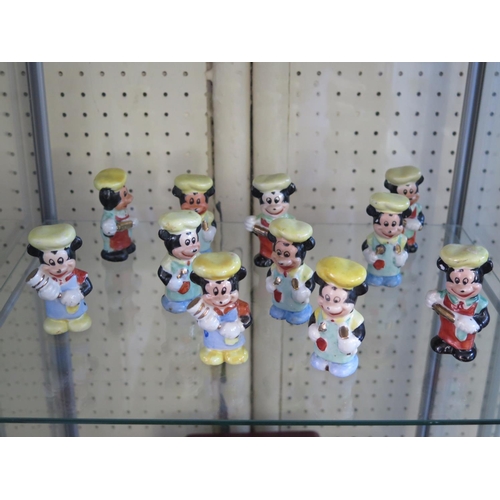 245 - A Collection of Ceramic Mickey Mouse Figures