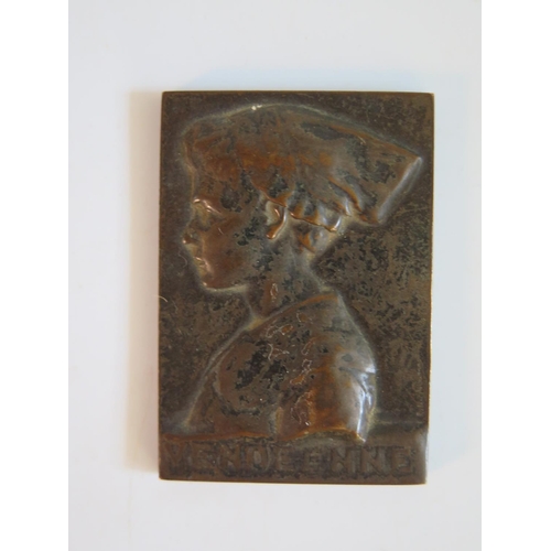 248 - A Vendeenne Bronze Plaque