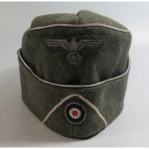 266 - A German Third Reich Army Officer's Forage Cap, WGC Munich