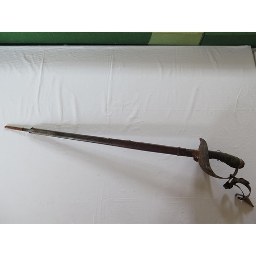 276 - A Ceylon Mounted Rifles Officer's Sword (according to the vendor having belonged to the Lord Lieuten... 