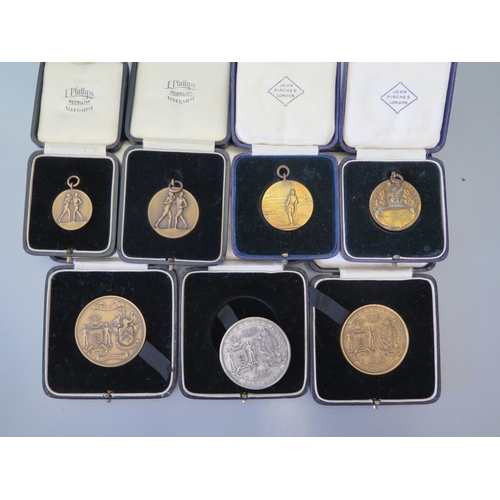 289 - A Collection of Medals including Woolwich Sandhurst  Boxing 1939 Lightweight Winner G.C. E.P.J. Will... 