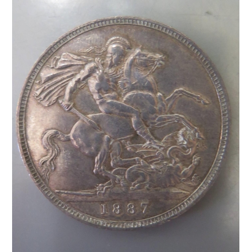 301E - An 1887 Silver Crown