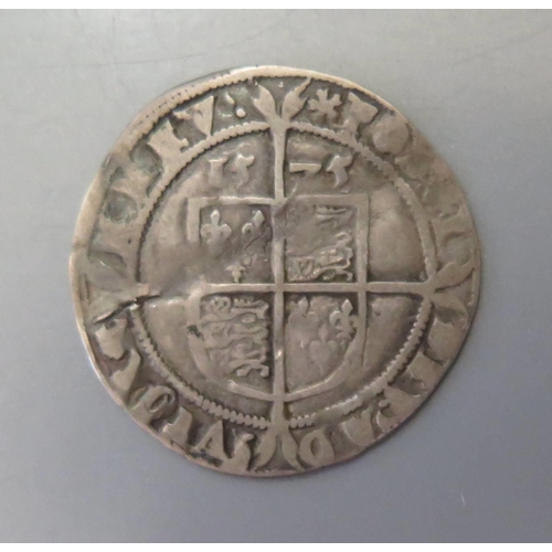 301f - An Elizabeth I Hammered Silver Shilling 1575?