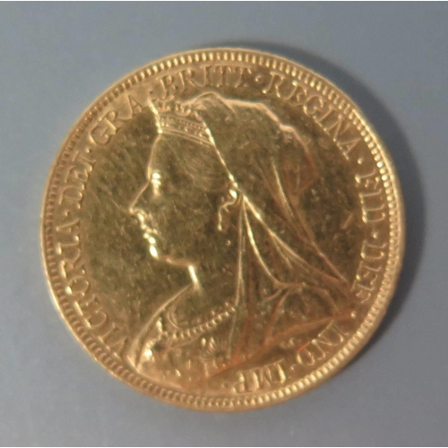 301k - A Victorian Gold Sovereign 1899