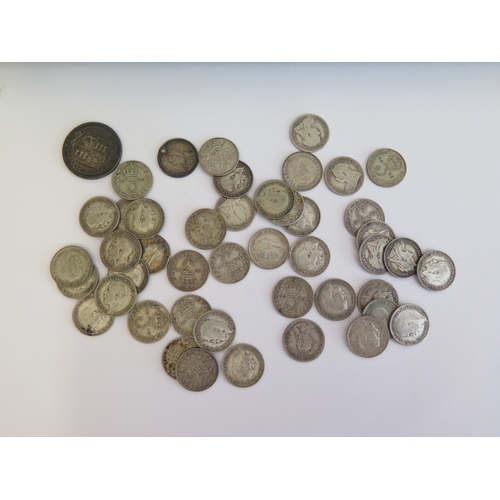 301c - A Selection of English Silver Coinage etc