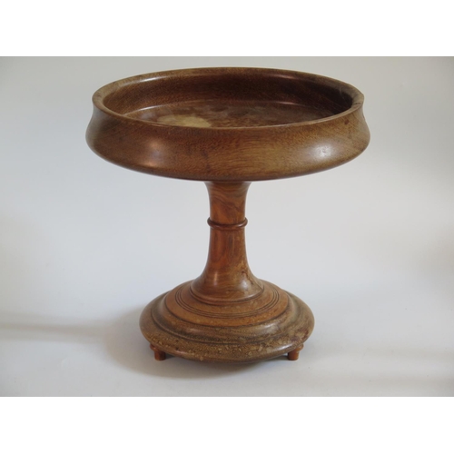 606 - A Turned treen Bowl, 23,5cm diam.