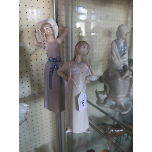 449 - Two Lladro figurines