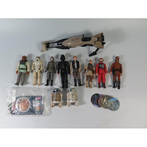 479 - A collection of Star Wars miniature figures etc