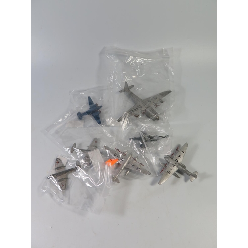 484 - A collection of Dinky diecast aeroplanes