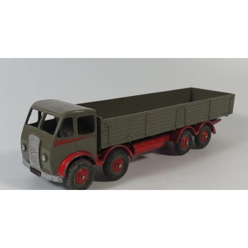 488 - Dinky 501 Foden 8 wheel wagon in dark grey with red chassis