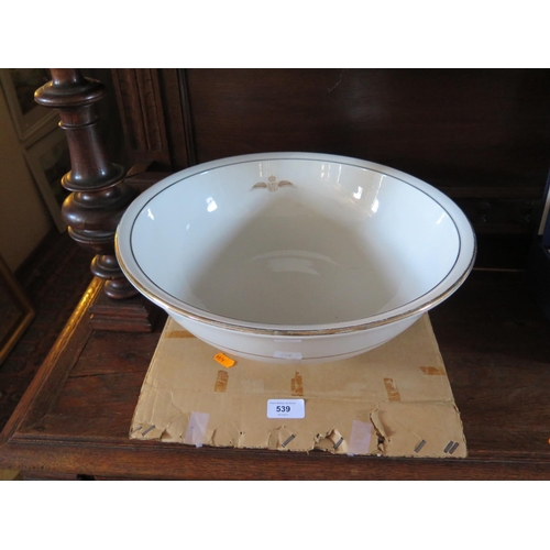 539 - A Copeland R.A. F. Wash bowl and collectors plate