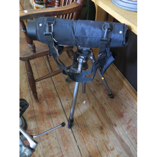 574a - Opticorn Scope Es 80 GA Waterproof With Protective Case & Telescopic Stand (Retail Price £500)