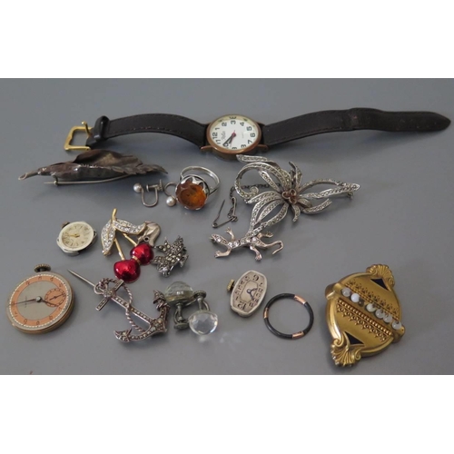 65a - Costume Jewellery & watch parts AF