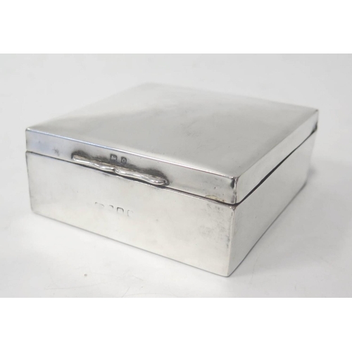 21 - A Silver Cigarette Box