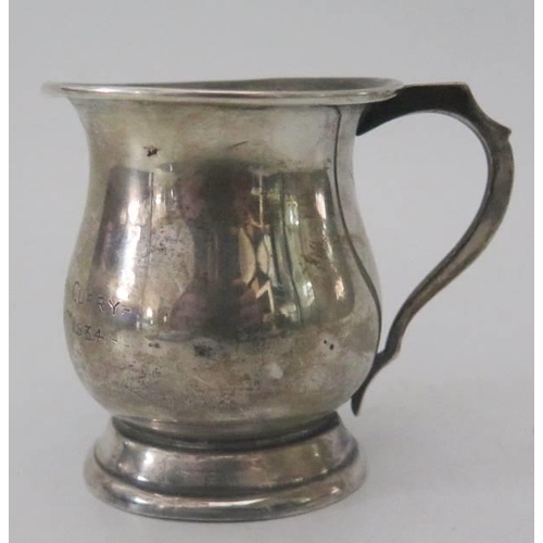11 - A George V Silver Christening Mug, Birmingham 1929, S Blanckensee & Son Ltd., 51g