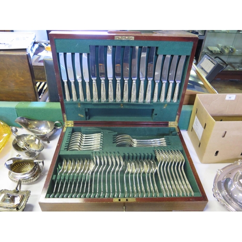 47 - A Part Canteen of Electroplated Silver Cutlery