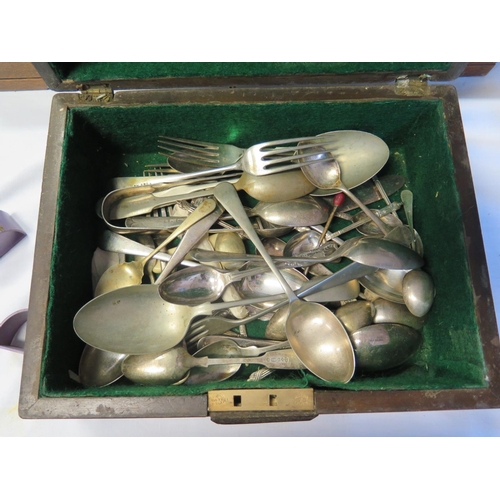48 - A Selection of Plated Flatware