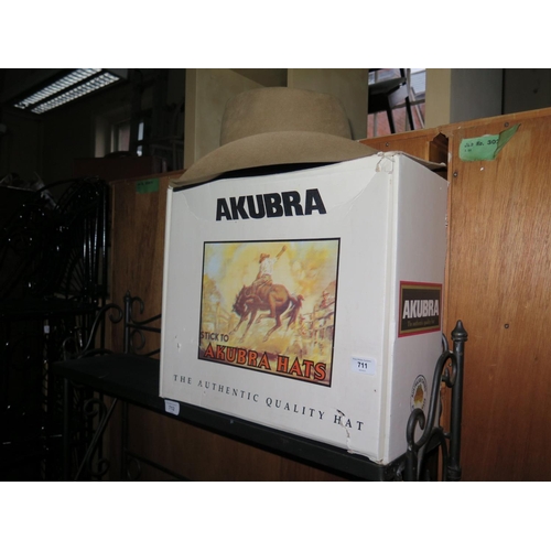 711 - Akubra Hat with box