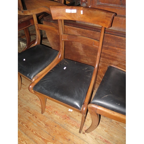 717 - A Set of Six 19th Century Dining Chairs with drop in seats