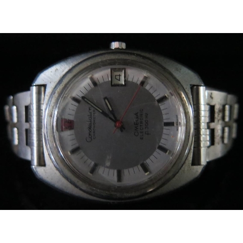 229 - A Gent's Omega Constellation Electronic Wristwatch in steel case, 34627095