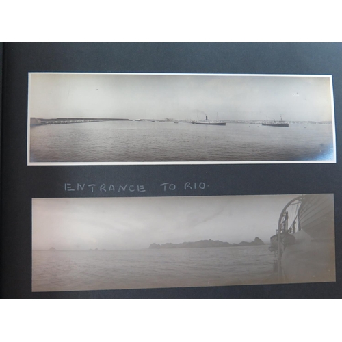 333 - An Early 20th Century Album of Panoramic Photographs including 1905 home of the Musgraves S. Ireland... 