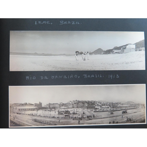 333 - An Early 20th Century Album of Panoramic Photographs including 1905 home of the Musgraves S. Ireland... 