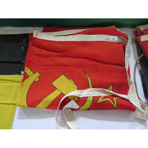 306 - A Large Soviet Union Flag, 175 x 90cm