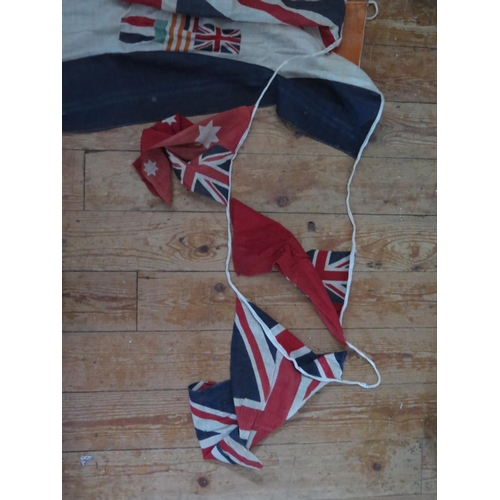 309 - South Africa Bunting with Red and Blue Ensigns, 5m