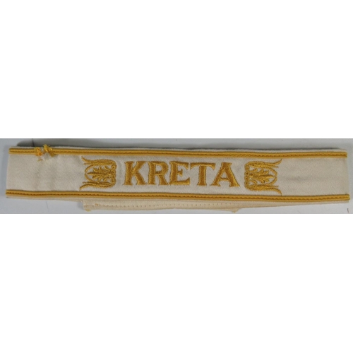 320 - A WWII German KRETA Cuff Title